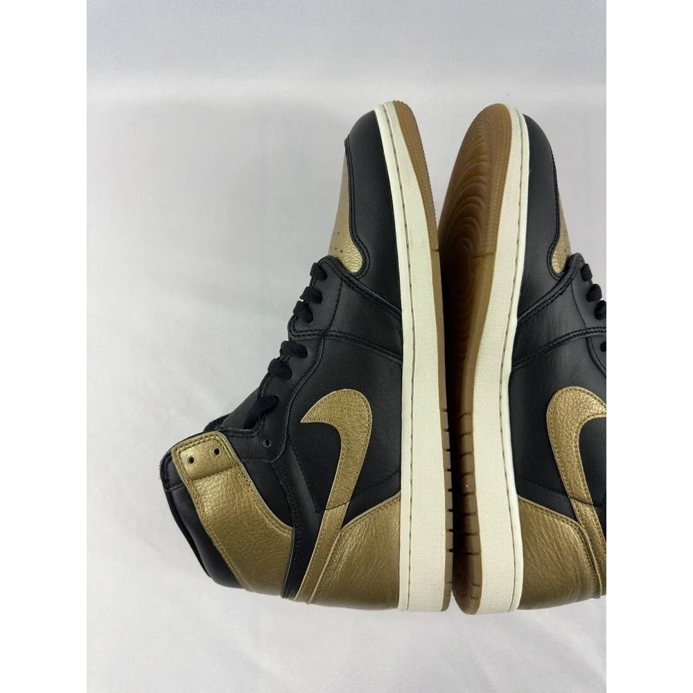 Nike Air Jordan 1 Retro High OG 'Black Gold' DZ5485-071 Men's Size 12.5